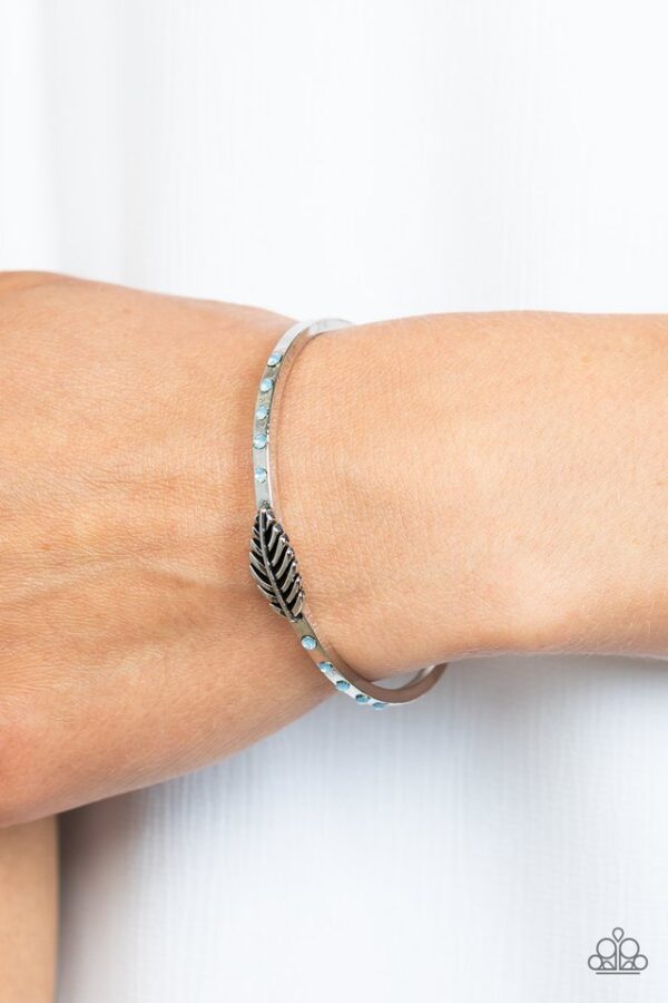 Paparazzi Bracelet ~ Free-Spirited Shimmer - Blue