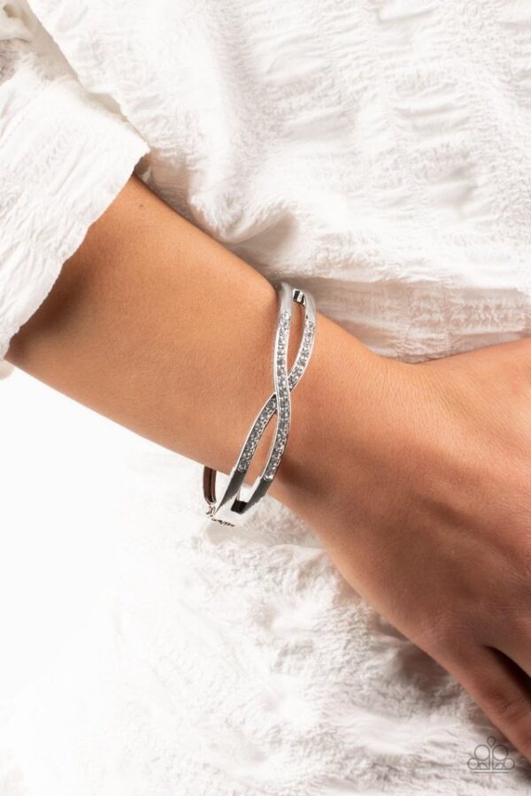 Paparazzi Bracelet ~ Woven in Wealth - White