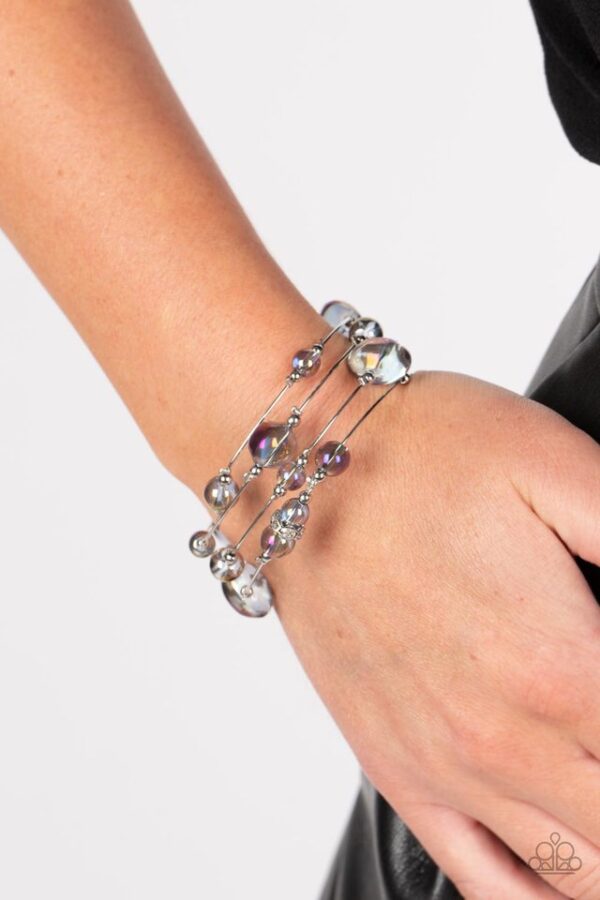 Paparazzi Bracelet ~ Optical Auras - Purple