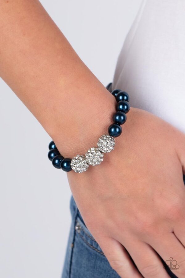 Paparazzi Bracelet ~ Breathtaking Ball - Blue