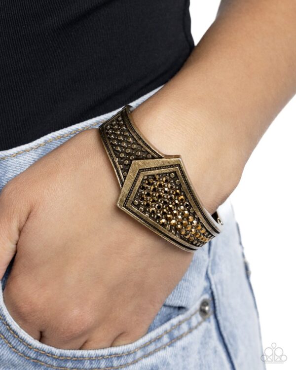 Paparazzi Bracelet ~ Order of the Arrow - Brass