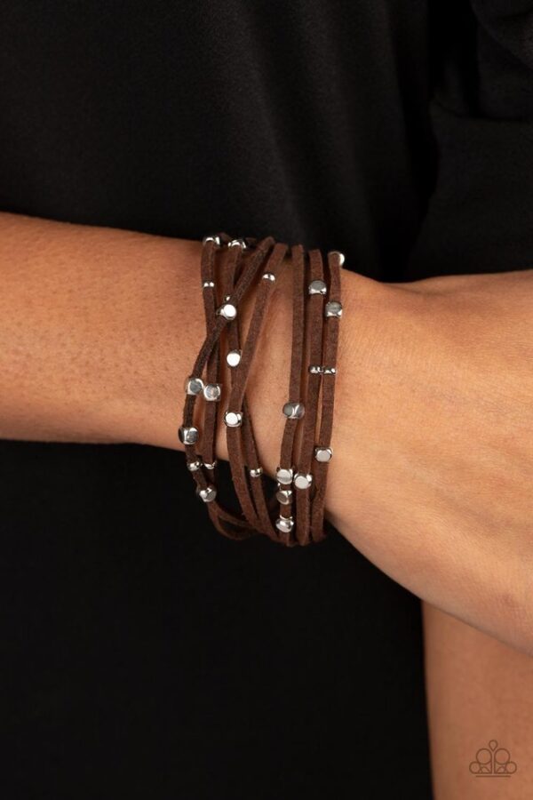 Paparazzi Bracelet ~ Clustered Constellations - Brown