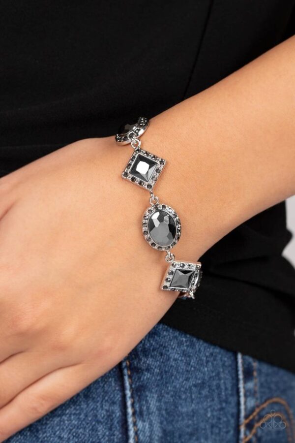 Paparazzi Bracelet ~ Decade of Dazzle - Silver