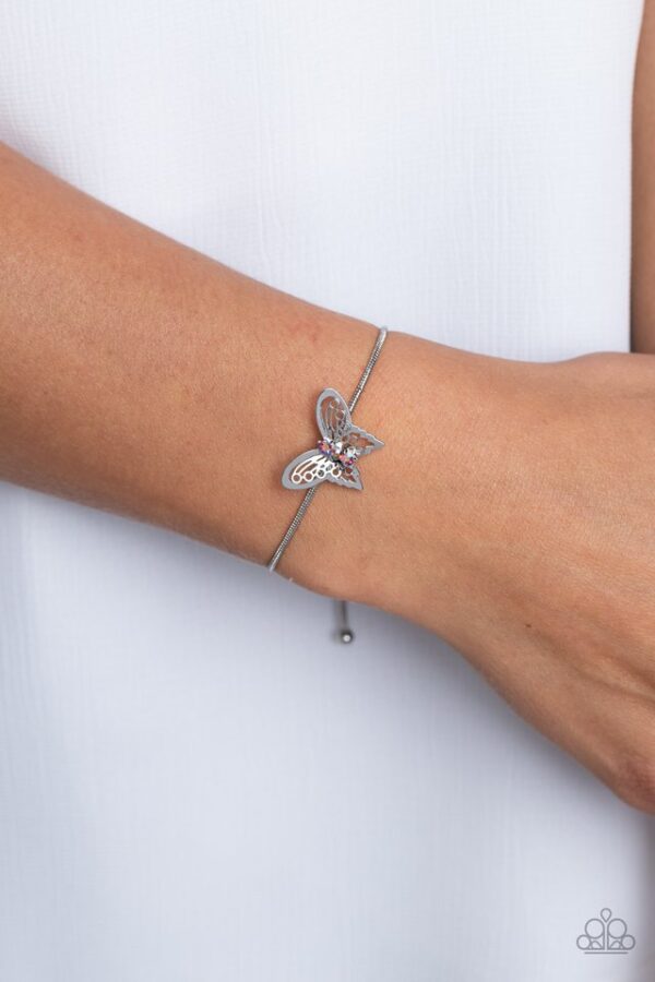 Paparazzi Bracelet ~ Wings of Wonder - Pink