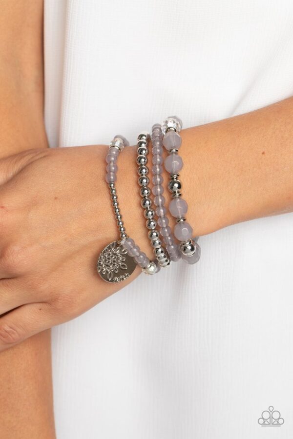 Paparazzi Bracelet ~ Surfer Style - Silver