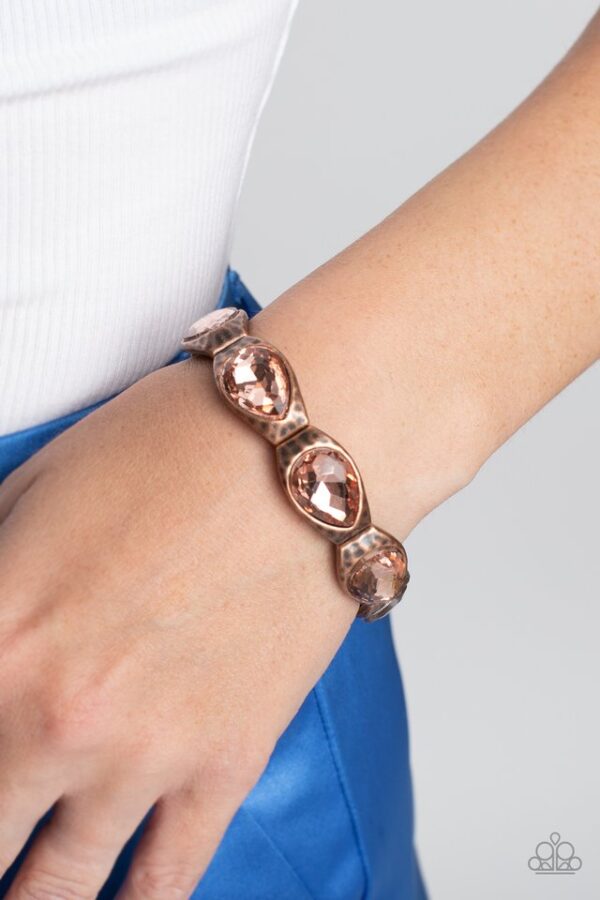 Paparazzi Bracelet ~ Formal Fanfare - Copper