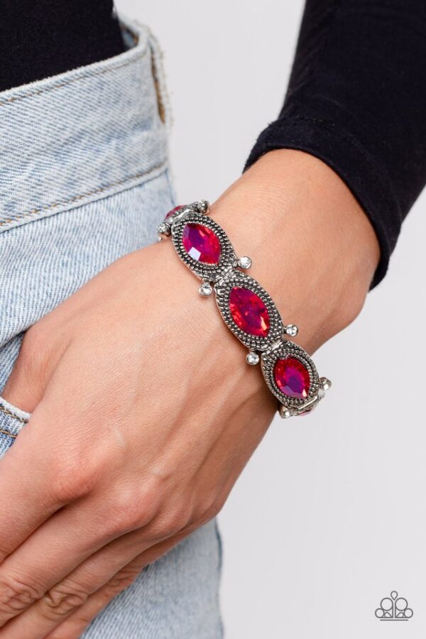 Paparazzi Bracelet ~ Dancing Diva - Pink