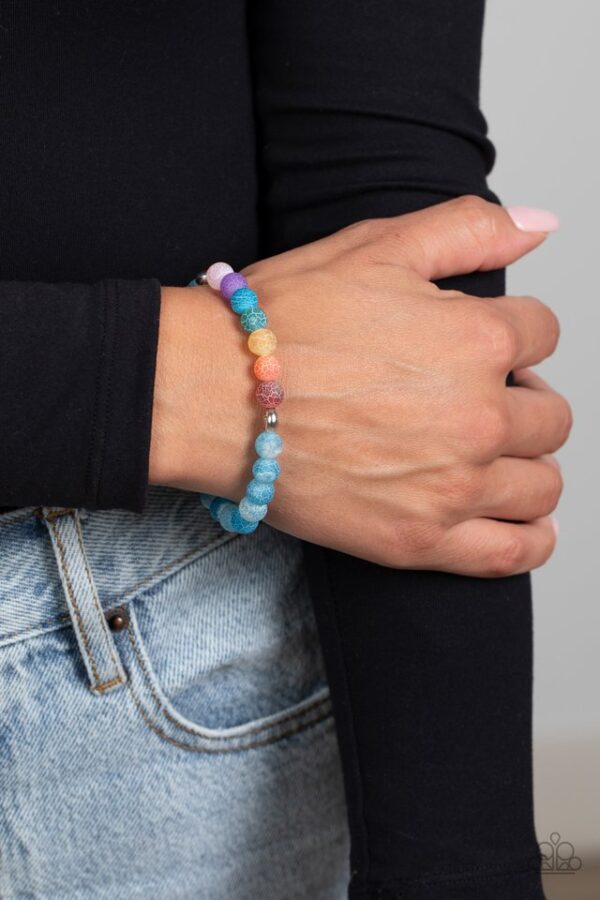 Paparazzi Bracelet ~ Lotus Chakra - Blue