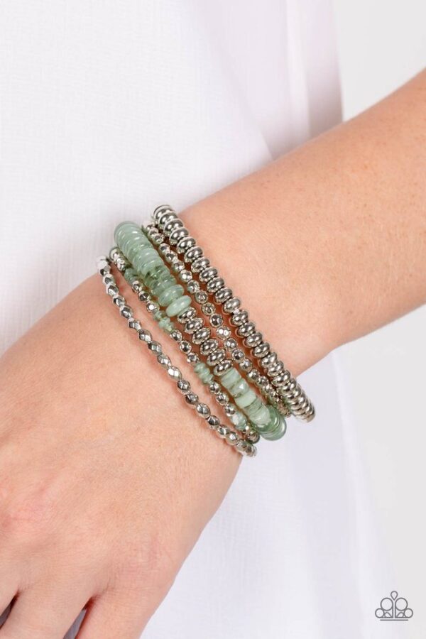 Paparazzi Bracelet ~ Pristine Pixie Dust - Green