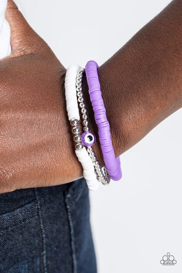 Paparazzi Bracelet ~ EYE Have A Dream - Purple