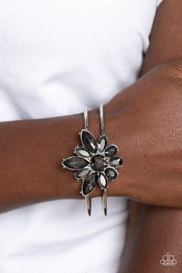 Paparazzi Bracelet ~ Chic Corsage - Silver