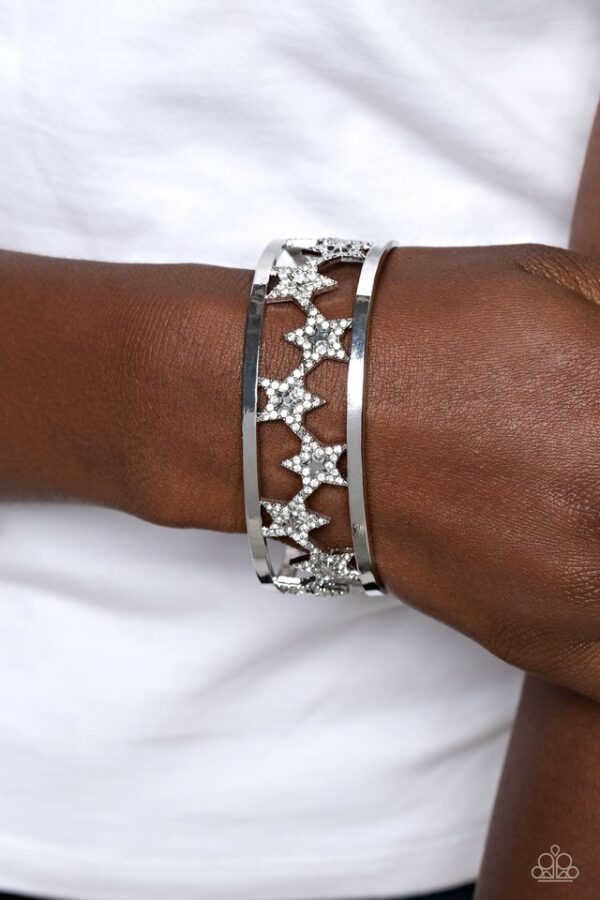 Paparazzi Bracelet ~ Starry Suffragette - White