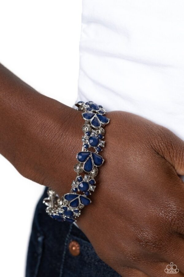 Paparazzi Bracelet ~ Teasing Torrent - Blue