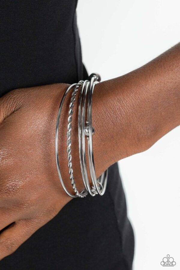 Paparazzi Bracelet ~ Lost and Found - Silver