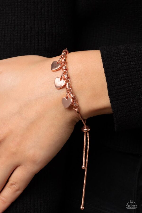 Paparazzi Bracelet ~ Romance Tale - Copper