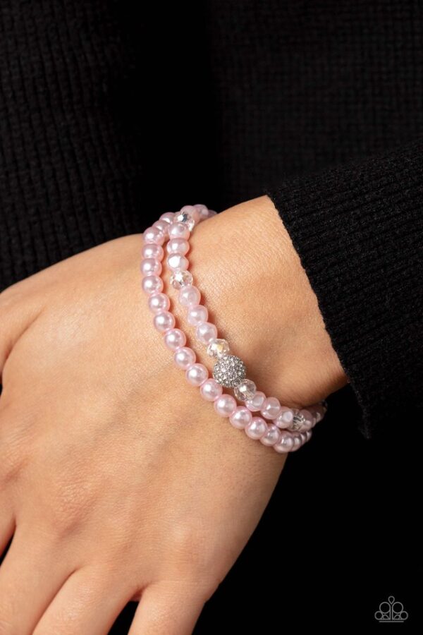 Paparazzi Bracelet ~ Countess Cutie - Pink