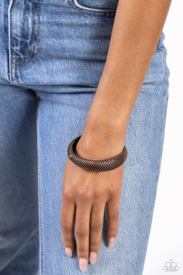 Paparazzi Bracelet ~ Jailhouse Jive - Copper