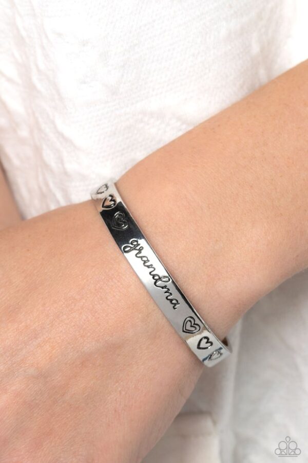 Paparazzi Bracelet ~ A Grandmothers Love - Silver