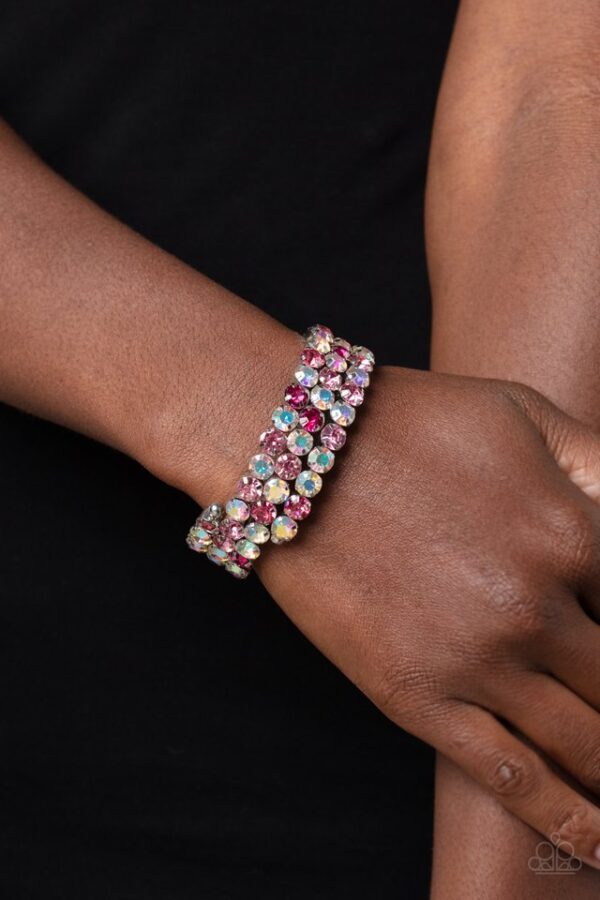 Paparazzi Bracelet ~ Iridescent Incantation - Pink