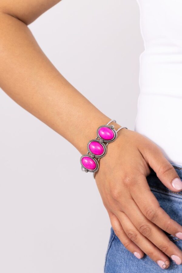 Paparazzi Bracelet ~ Badlands Backdrop - Pink