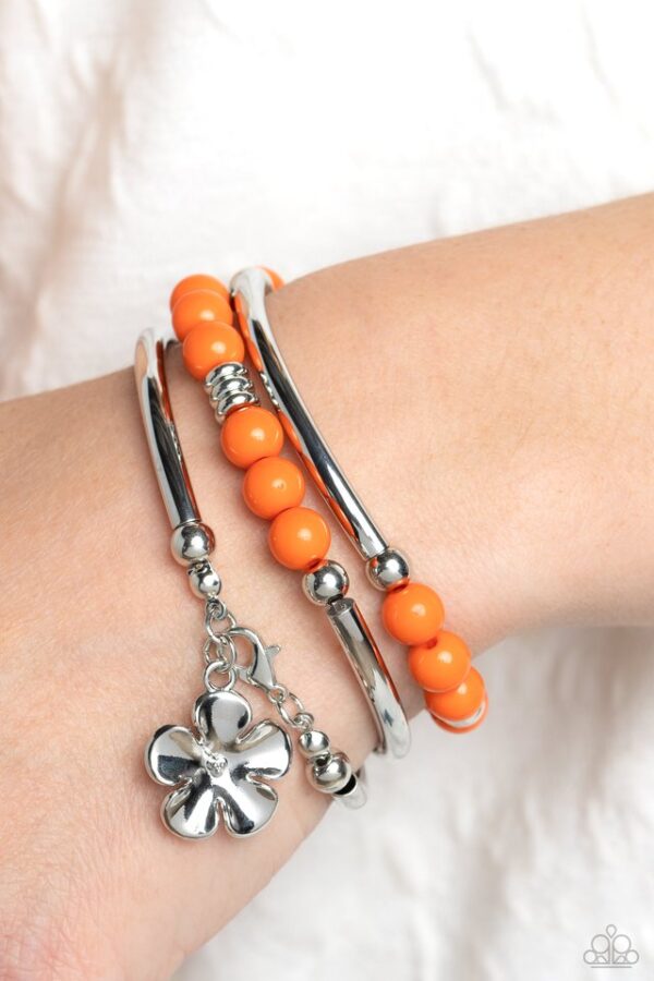 Paparazzi Bracelet ~ Off the WRAP - Orange