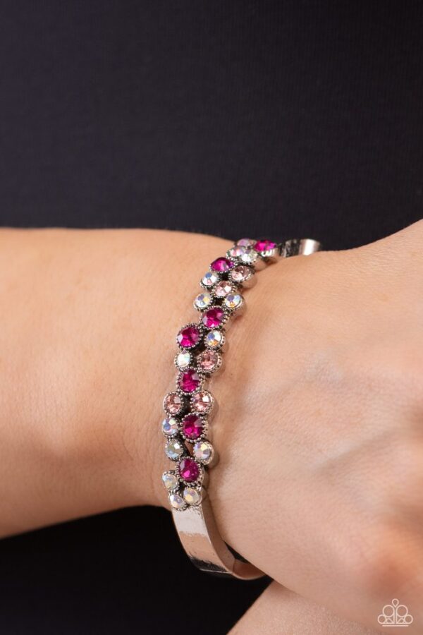 Paparazzi Bracelet ~ Big City Bling - Pink