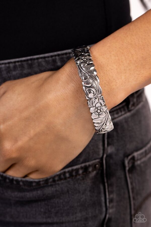 Paparazzi Bracelet ~ Grounded Grace - Silver