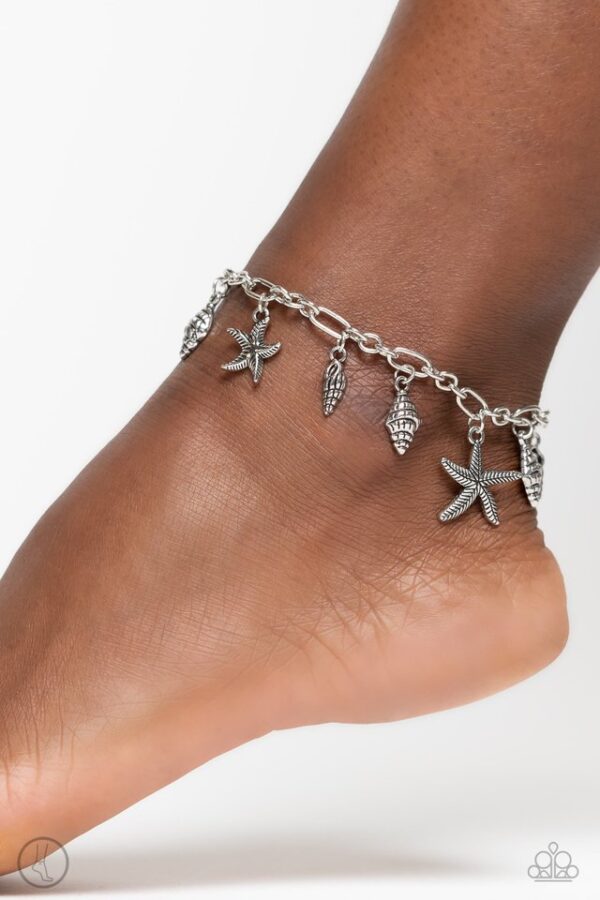 Paparazzi Bracelet ~ Stars and Shells - Silver