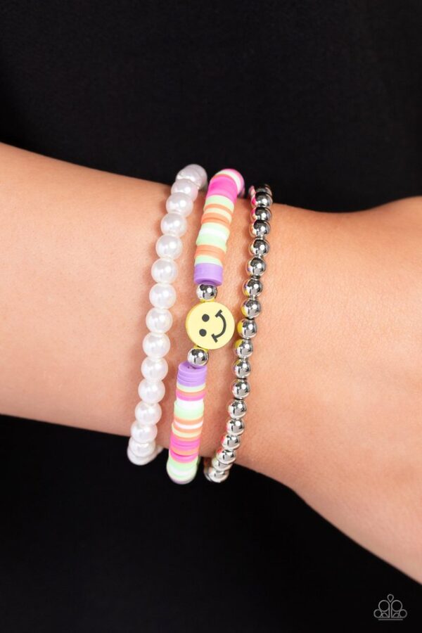 Paparazzi Bracelet ~ Run a SMILE - Purple