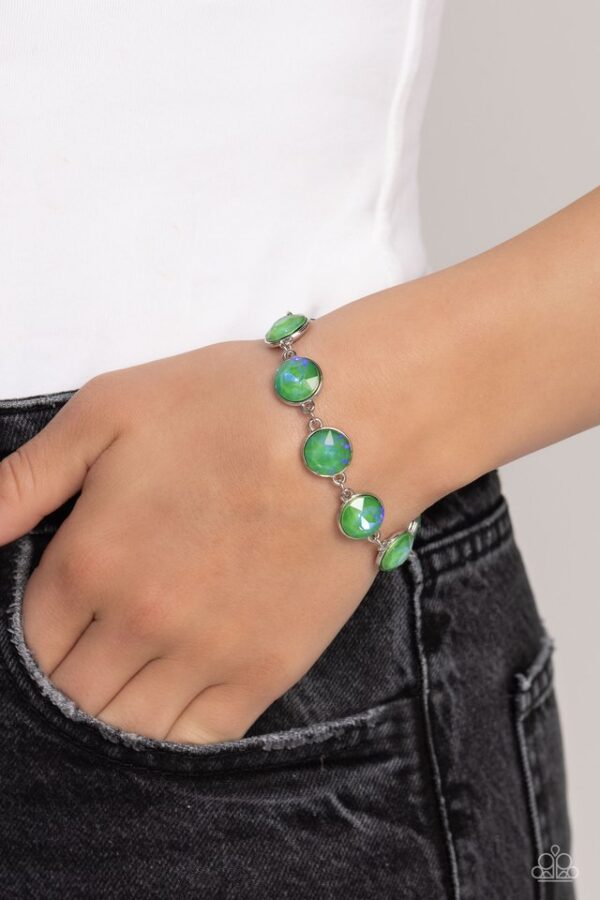 Paparazzi Bracelet ~ Enchanted Emblems - Green