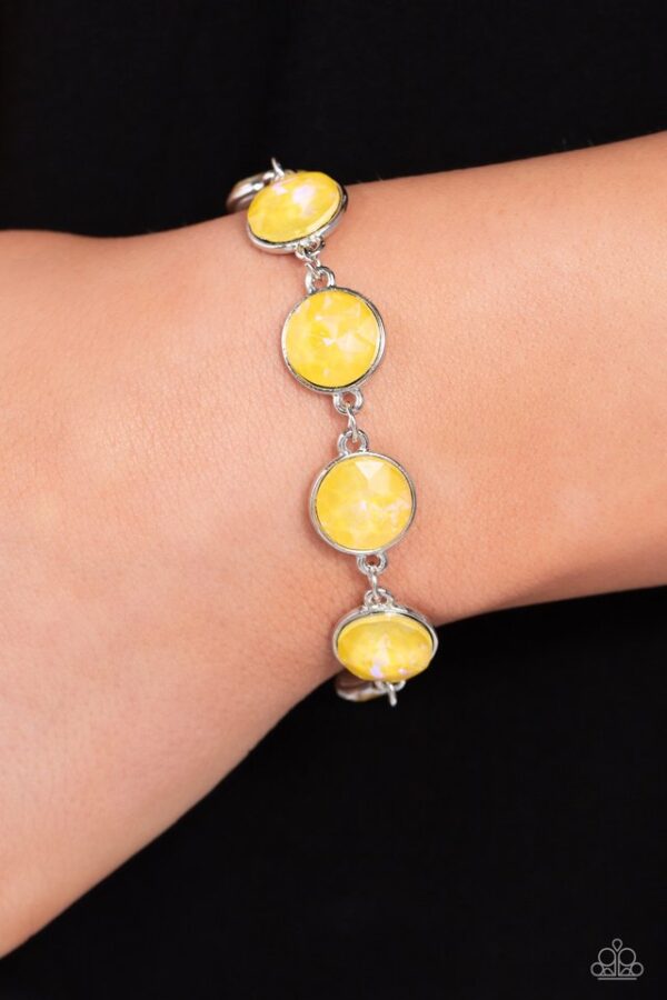 Paparazzi Bracelet ~ Enchanted Emblems - Yellow