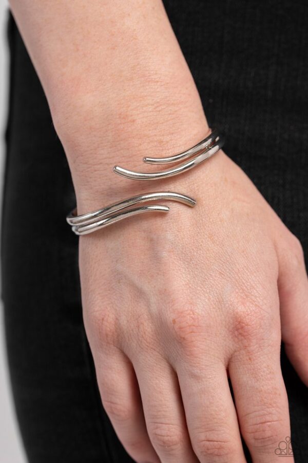 Paparazzi Bracelet ~ Elven Elegance - Silver