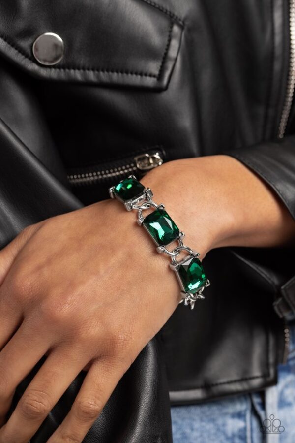 Paparazzi Bracelet ~ Dazzling Debut - Green