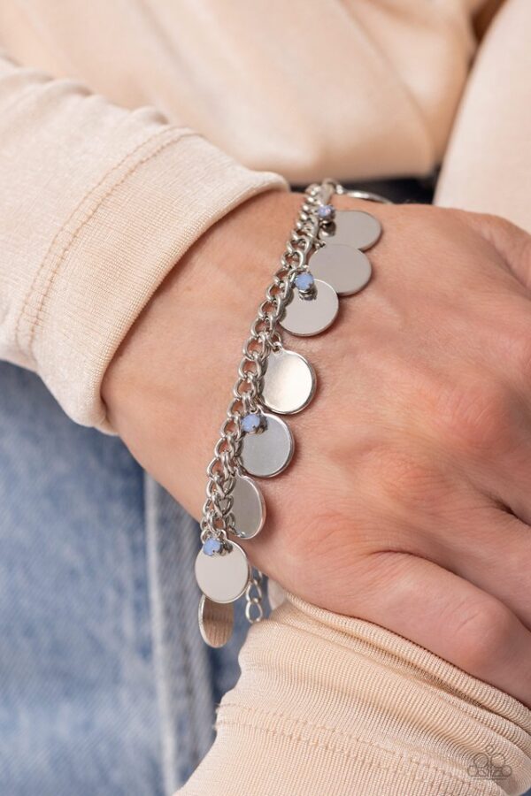 Paparazzi Bracelet ~ Dreamy Discs - Blue