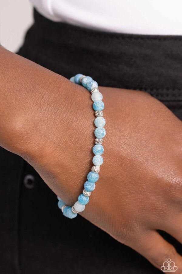 Paparazzi Bracelet ~ Ethereally Earthy - Blue