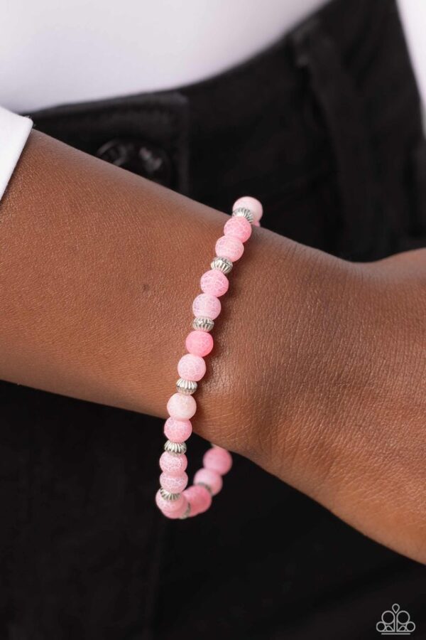 Paparazzi Bracelet ~ Ethereally Earthy - Pink