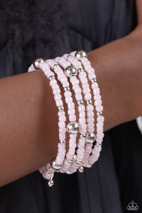 Paparazzi Bracelet ~ Refined Retrograde - Pink