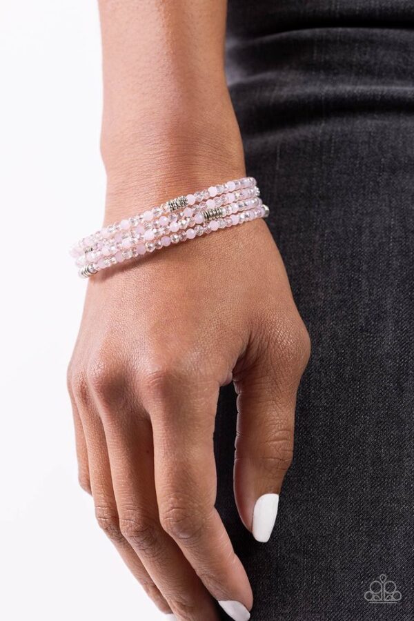 Paparazzi Bracelet ~ Dreamy Debut - Pink