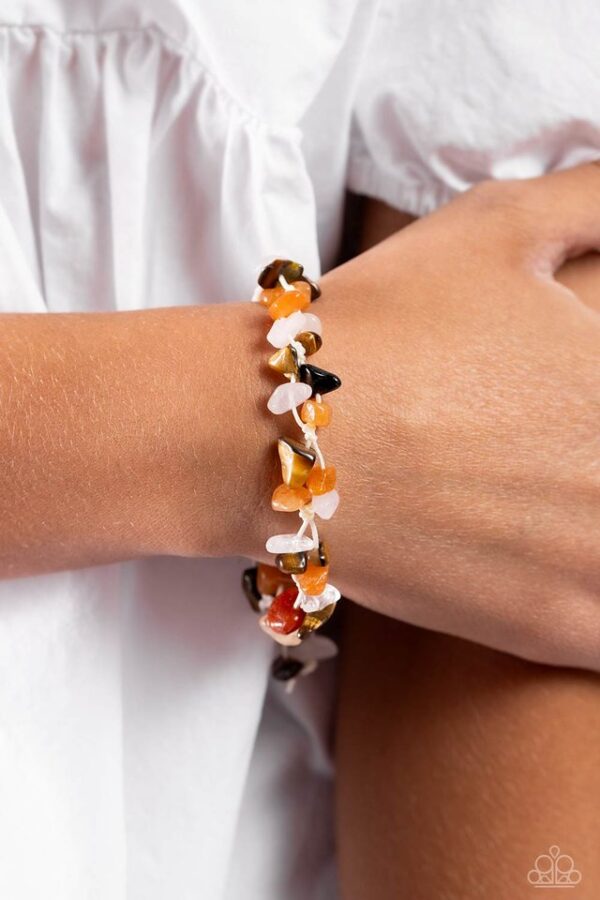 Paparazzi Bracelet ~ Knotted Kingdom - Orange