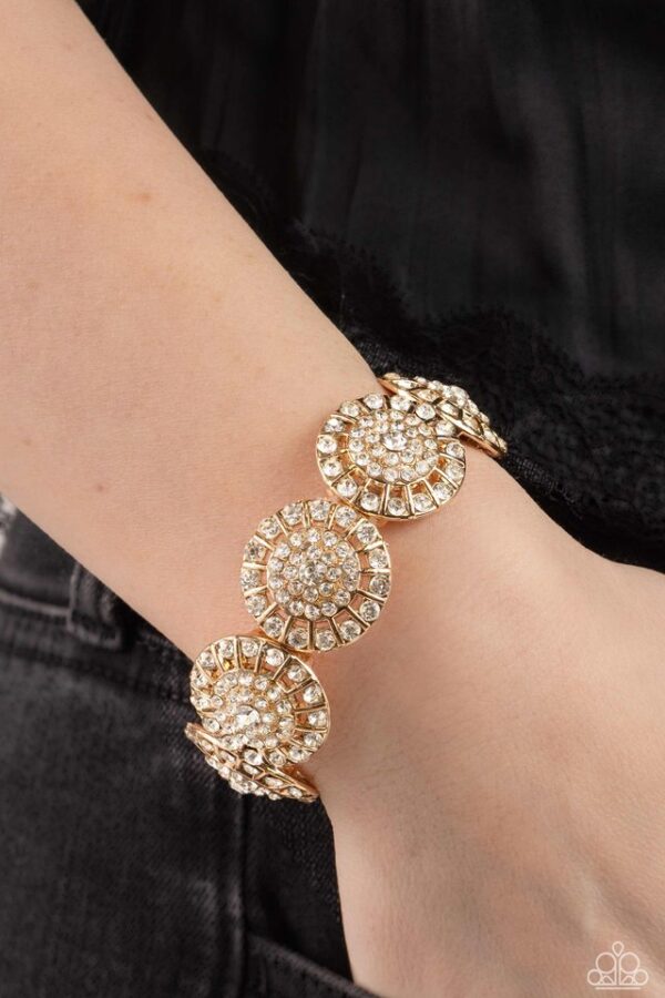 Paparazzi Bracelet ~ Executive Elegance - Gold