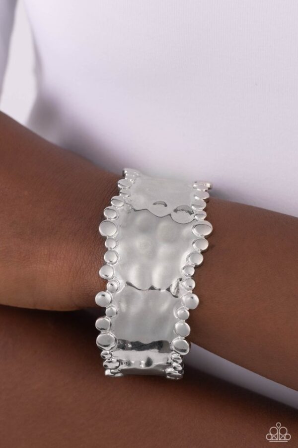 Paparazzi Bracelet ~ Handcrafted Haute - Silver