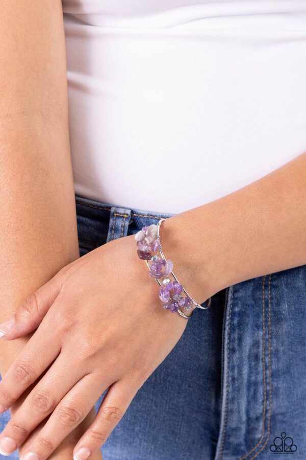 Paparazzi Bracelet ~ Handcrafted Headliner - Purple