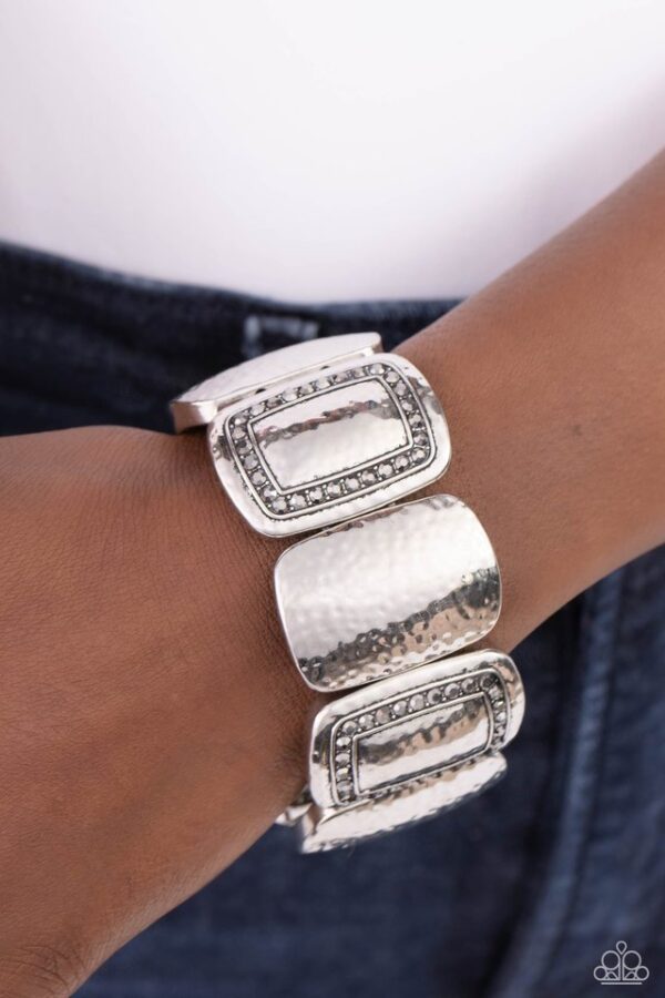 Paparazzi Bracelet ~ Refined Radiance - Silver