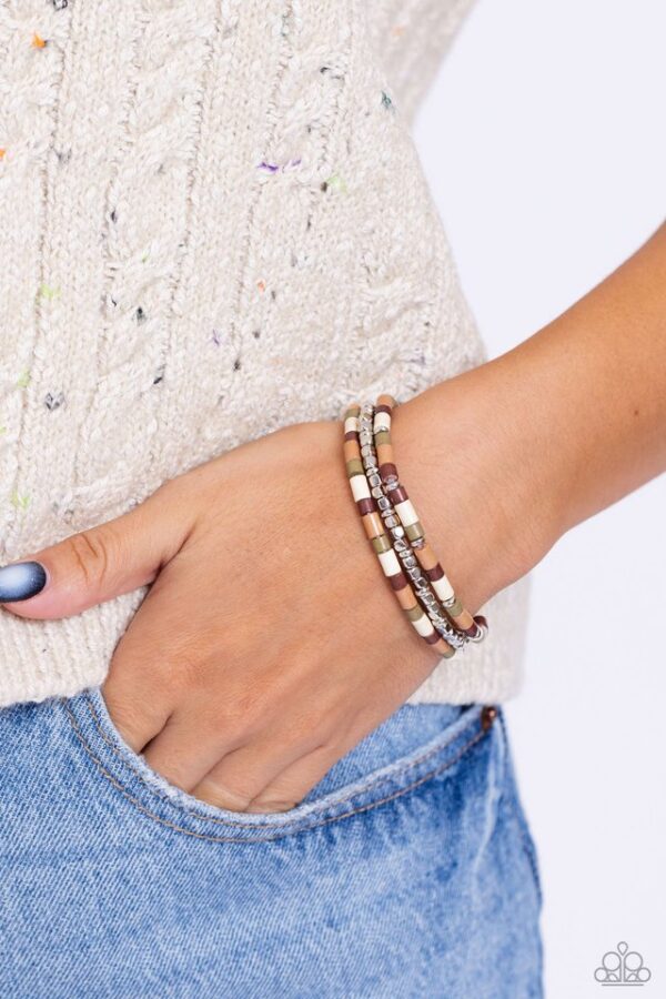 Paparazzi Bracelet ~ Natural Notion - Brown