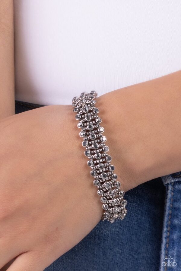 Paparazzi Bracelet ~ Corporate Confidence - Silver