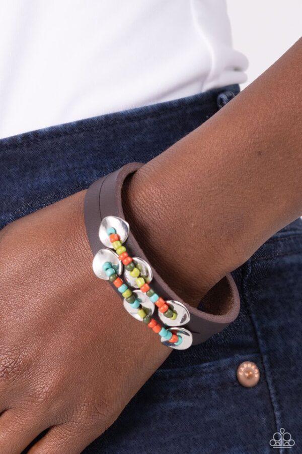 Paparazzi Bracelet ~ Social Sashay - Green