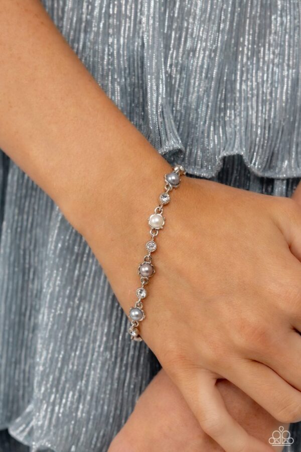 Paparazzi Bracelet ~ Particularly Pronged - Silver