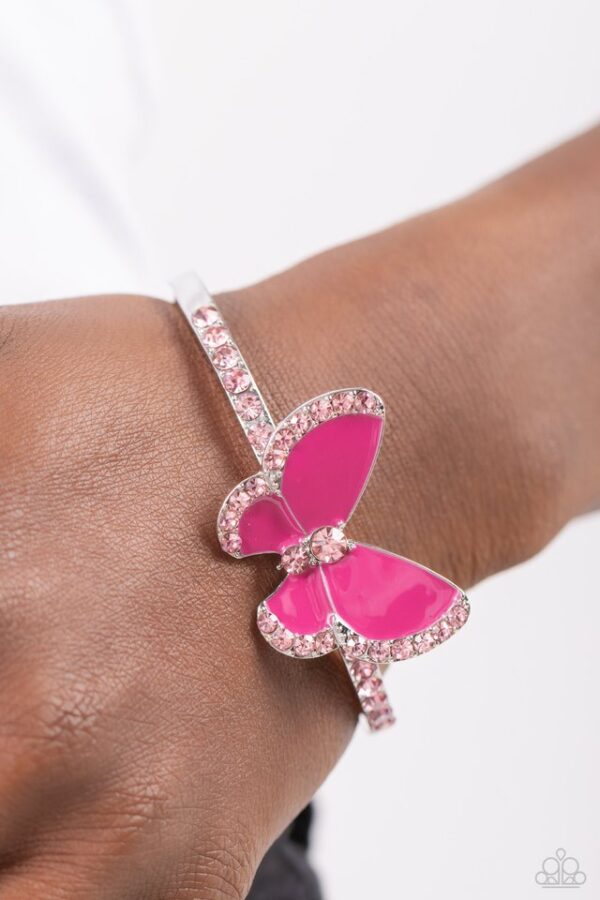 Paparazzi Bracelet ~ Particularly Painted - Pink