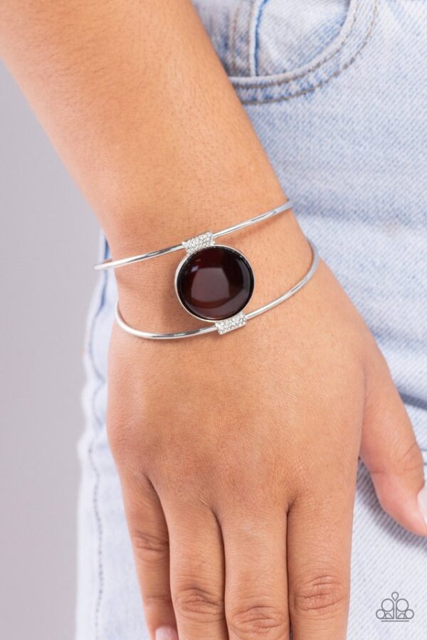 Paparazzi Bracelet ~ Candescent Cats Eye - Brown