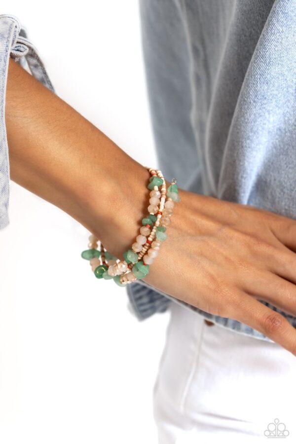 Paparazzi Bracelet ~ Notoriously Nuanced - Green